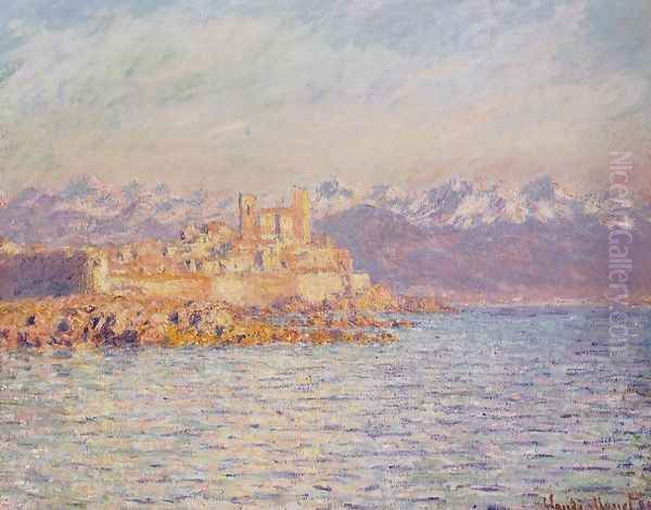 The Bay Of Antibes Oil Painting by Claude Oscar Monet