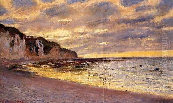 LAlly Point Low Tide Oil Painting by Claude Oscar Monet