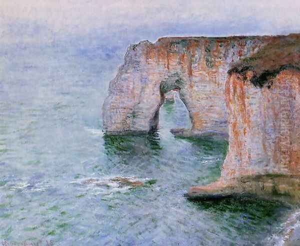 The Manneport Seen From The East Oil Painting by Claude Oscar Monet