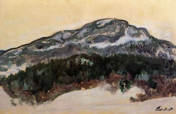 Mount Kolsaas Norway Oil Painting by Claude Oscar Monet