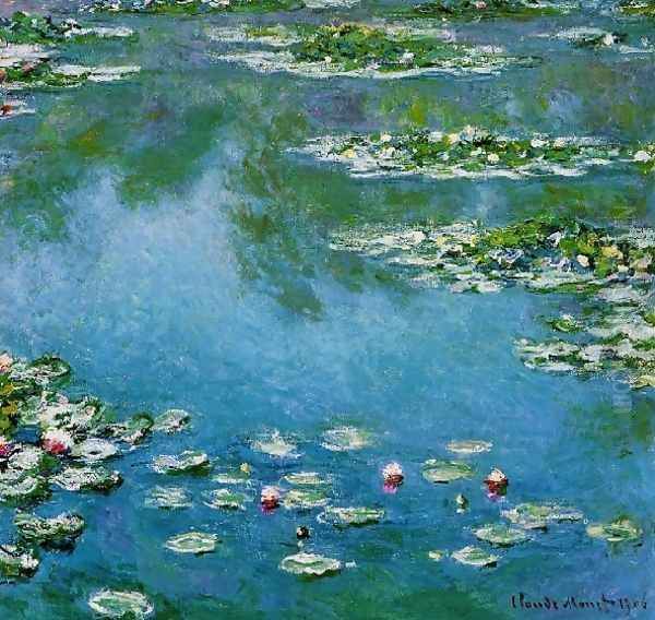 Water Lilies5 Oil Painting by Claude Oscar Monet