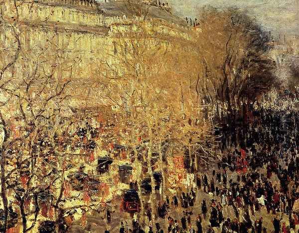 Boulevard des Capucines 2 Oil Painting by Claude Oscar Monet