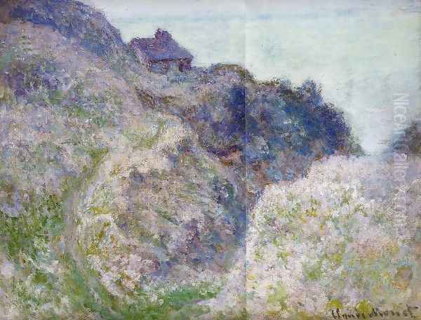 The Coastguard Cabin At Varengeville Oil Painting by Claude Oscar Monet