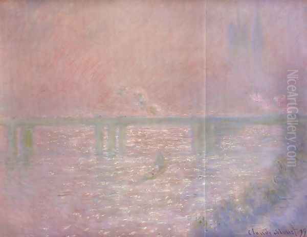 Charing Cross Bridge II Oil Painting by Claude Oscar Monet