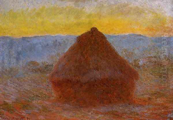 Grainstack2 Oil Painting by Claude Oscar Monet