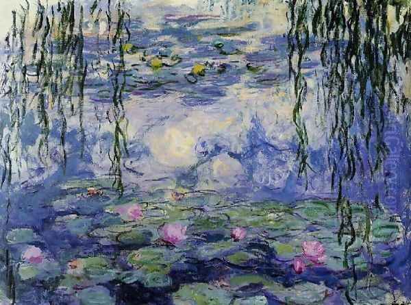 Water Lilies40 Oil Painting by Claude Oscar Monet