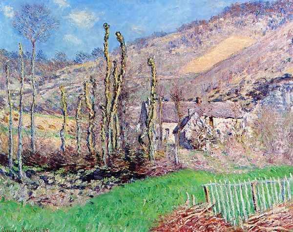 Winter Landscape At The Val De Falaise Oil Painting by Claude Oscar Monet