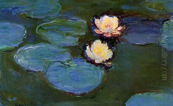 Water Lilies8 Oil Painting by Claude Oscar Monet