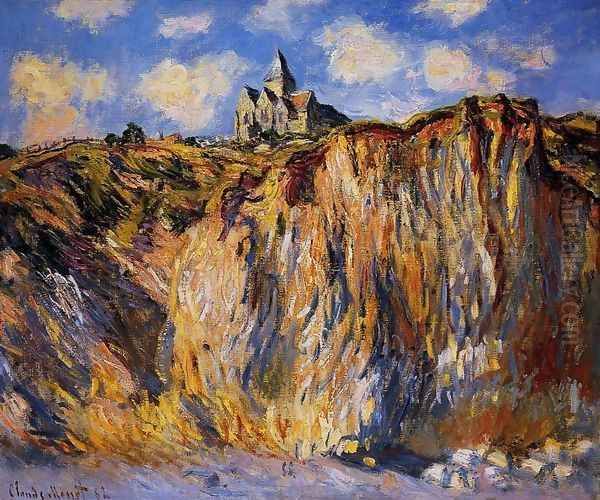 The Church At Varengeville Morning Effect Oil Painting by Claude Oscar Monet