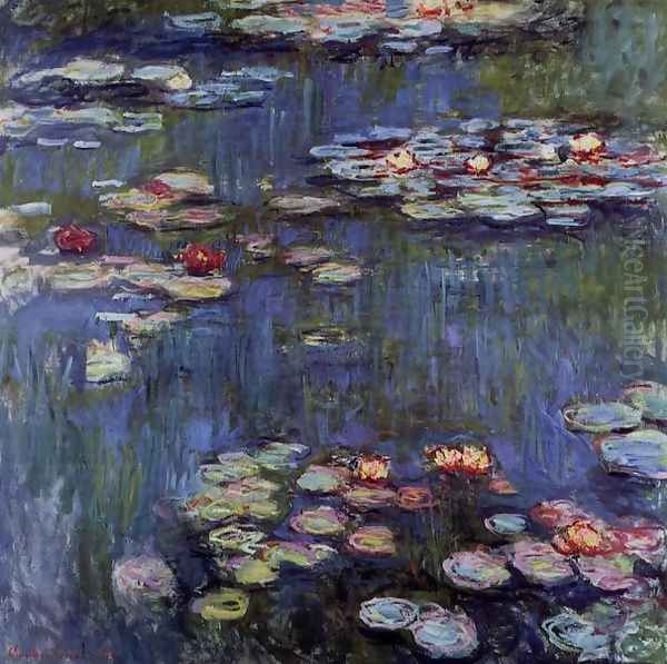 Water-Lilies 29 Oil Painting by Claude Oscar Monet