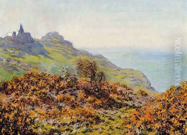 The Church At Varengeville And The Gorge Of Les Moutiers Oil Painting by Claude Oscar Monet