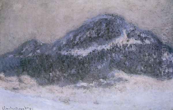 Mount Kolsaas In Misty Weather Oil Painting by Claude Oscar Monet