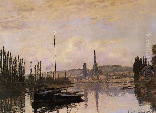 View Of Rouen Oil Painting by Claude Oscar Monet