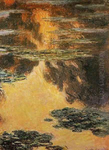 Water Lilies18 Oil Painting by Claude Oscar Monet