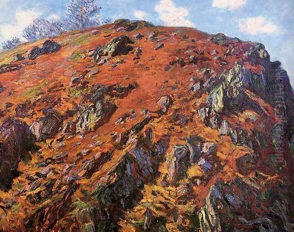 Study Of Rocks Aka Le Bloc Oil Painting by Claude Oscar Monet