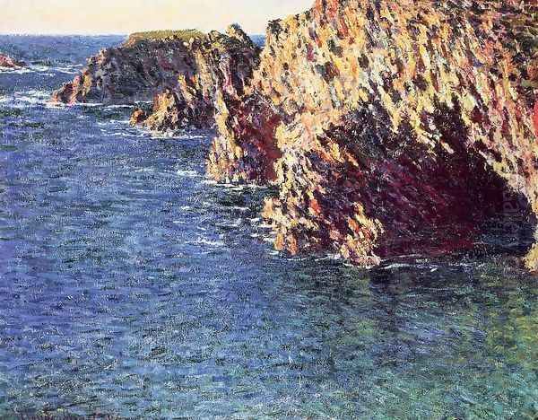 The Grotto Of Port Domois Oil Painting by Claude Oscar Monet