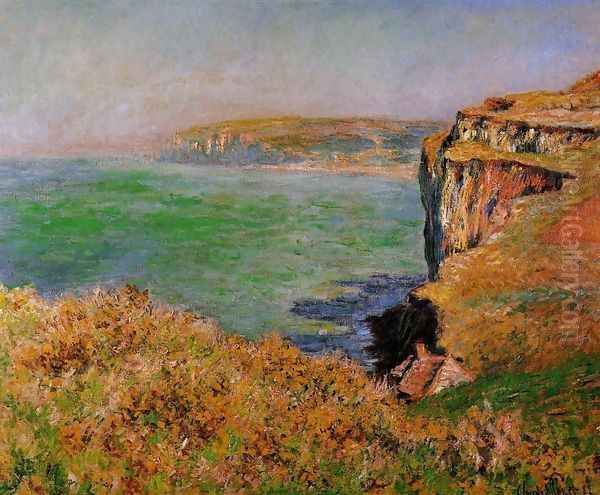 The Cliff At Varengeville Oil Painting by Claude Oscar Monet