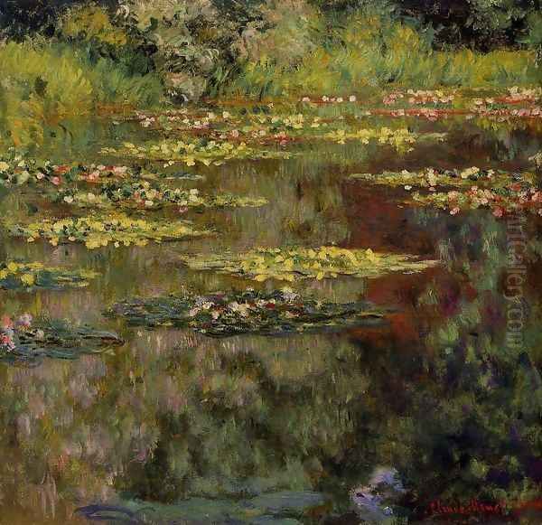 Water-Lilies VII Oil Painting by Claude Oscar Monet