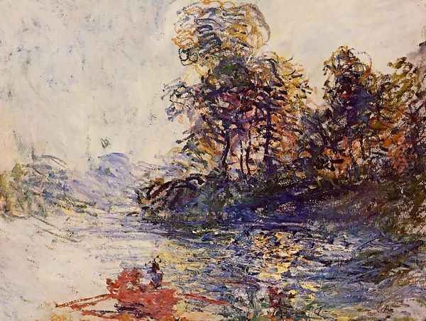 The River Oil Painting by Claude Oscar Monet