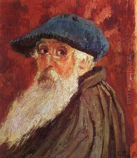 Self Portrait I Oil Painting by Claude Oscar Monet