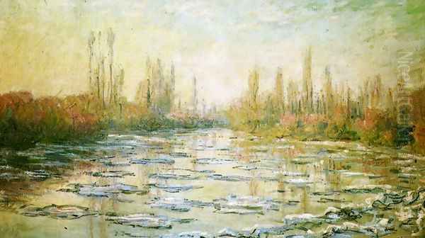 The Ice-Floes Oil Painting by Claude Oscar Monet