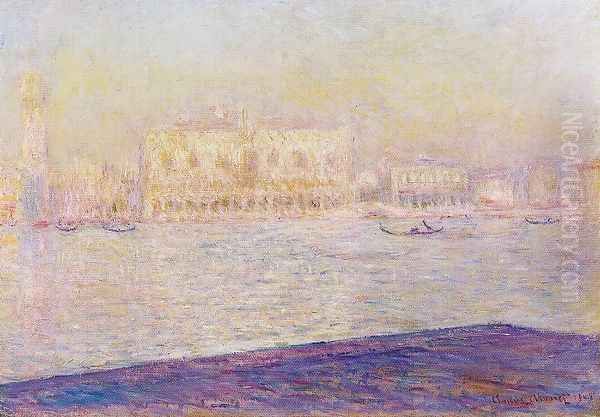 The Doges Palace Seen From San Giorgio Maggiore2 Oil Painting by Claude Oscar Monet