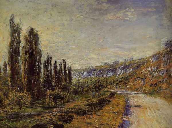 The Road From Vetheuil Oil Painting by Claude Oscar Monet