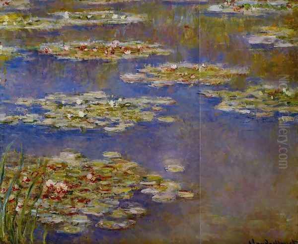 Water-Lilies XI Oil Painting by Claude Oscar Monet