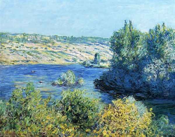 The Seine At Vetheuil2 Oil Painting by Claude Oscar Monet