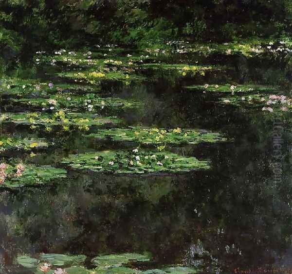 Water Lilies6 Oil Painting by Claude Oscar Monet