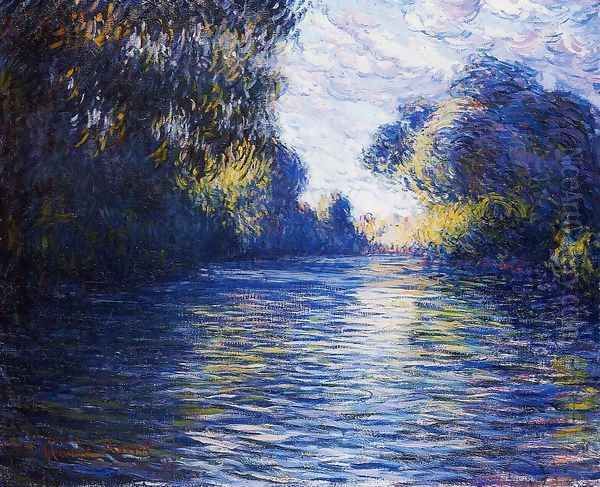 Morning on the Seine IV Oil Painting by Claude Oscar Monet