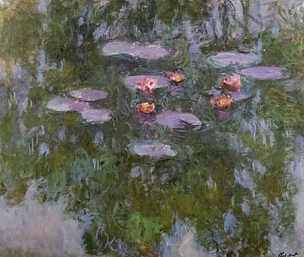 Water Lilies41 Oil Painting by Claude Oscar Monet