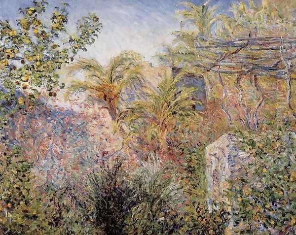 The Valley Of Sasso Bordighera Oil Painting by Claude Oscar Monet