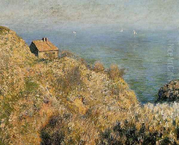 The Fishermans House At Varengeville Oil Painting by Claude Oscar Monet