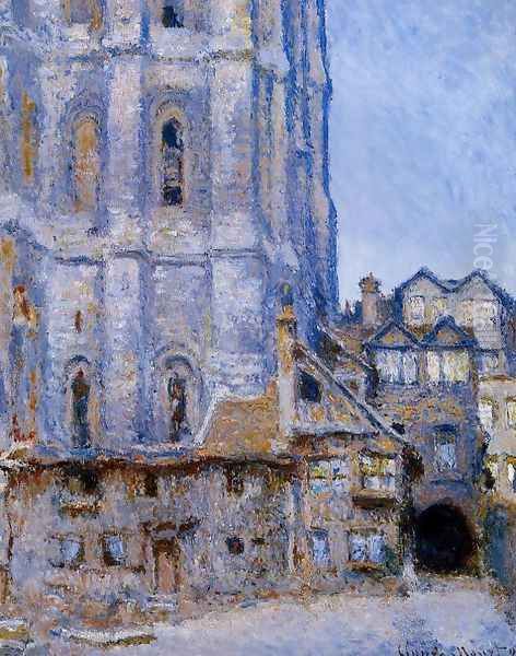 The Cour D Albane Oil Painting by Claude Oscar Monet