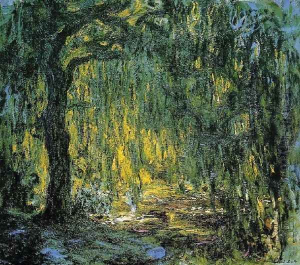 Weeping Willow8 Oil Painting by Claude Oscar Monet