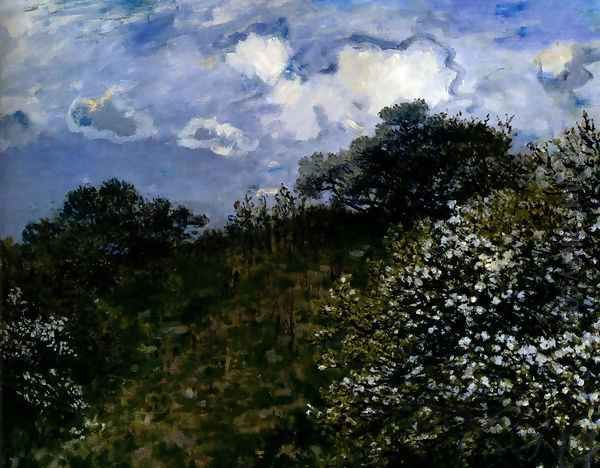 Spring, 1875 Oil Painting by Claude Oscar Monet