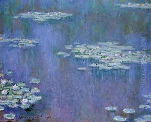 Water-Lilies XIII Oil Painting by Claude Oscar Monet