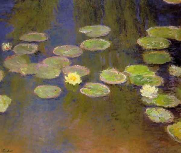 Water Lilies38 Oil Painting by Claude Oscar Monet