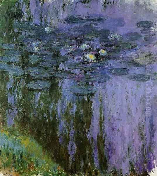 Water Lilies49 Oil Painting by Claude Oscar Monet