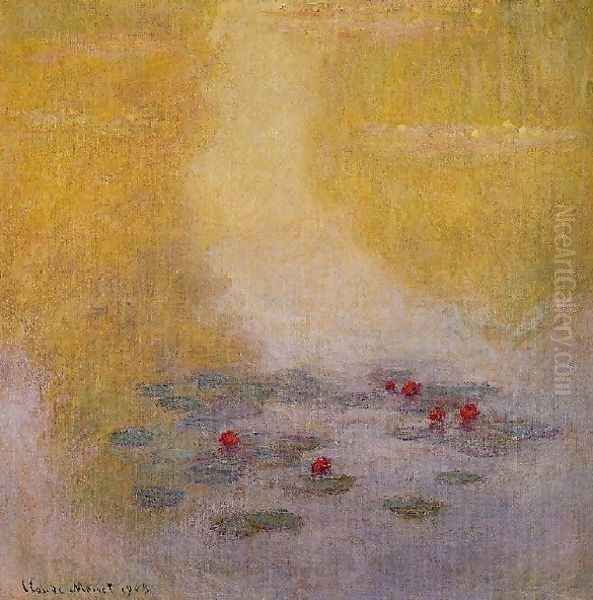 Water Lilies7 Oil Painting by Claude Oscar Monet