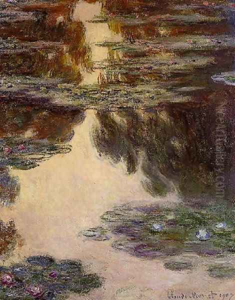 Water Lilies34 Oil Painting by Claude Oscar Monet