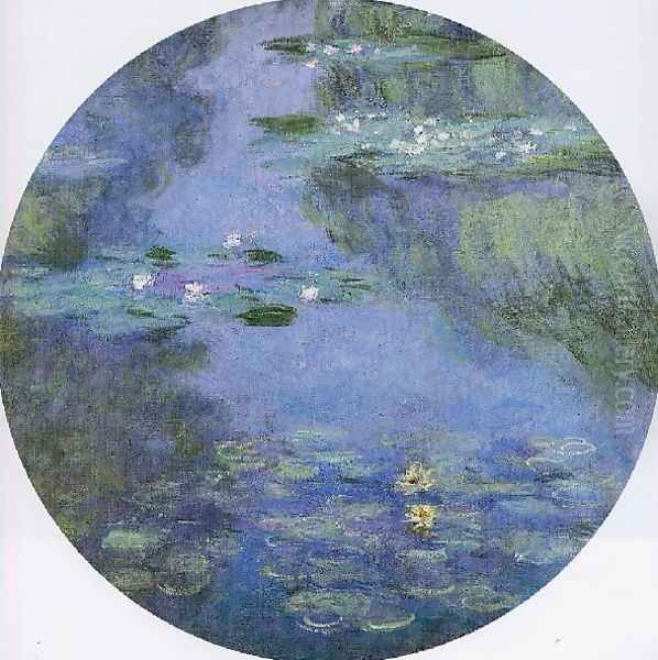 Water Lilies17 Oil Painting by Claude Oscar Monet