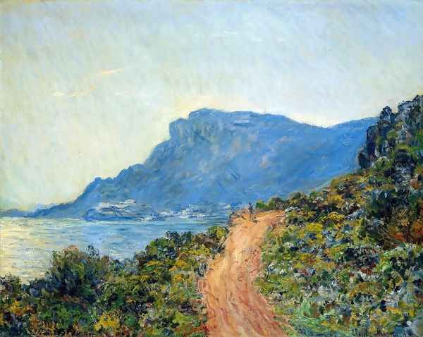 Claude La Corniche Sun Oil Painting by Claude Oscar Monet