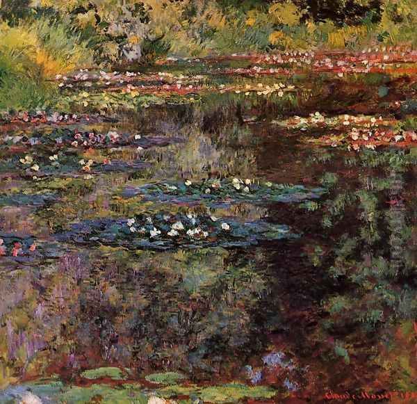 Water-Lilies VI Oil Painting by Claude Oscar Monet