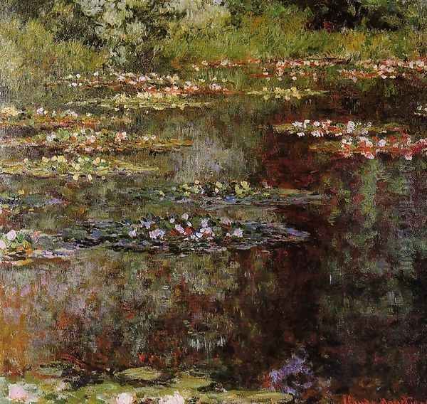 Water-Lilies VIII Oil Painting by Claude Oscar Monet