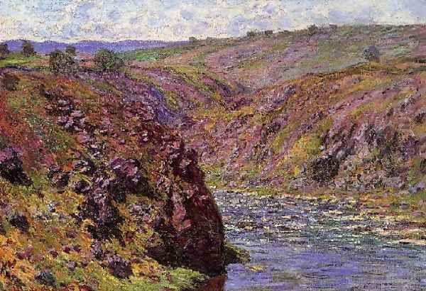 Valley Of The Creuse Sunlight Effect Oil Painting by Claude Oscar Monet