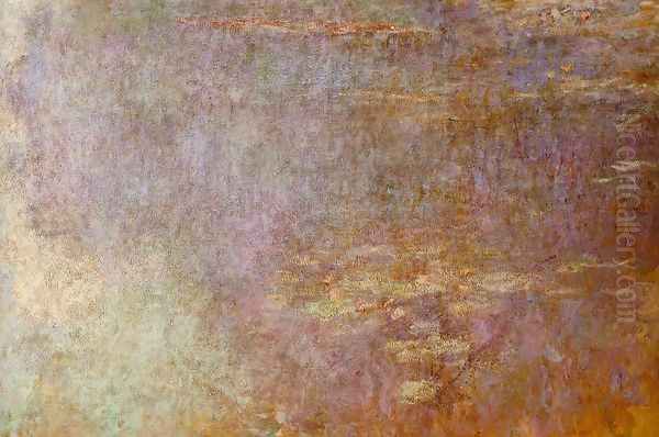 Water-Lilies (right half) I Oil Painting by Claude Oscar Monet