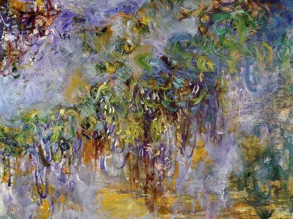 Winteria (right half) Oil Painting by Claude Oscar Monet