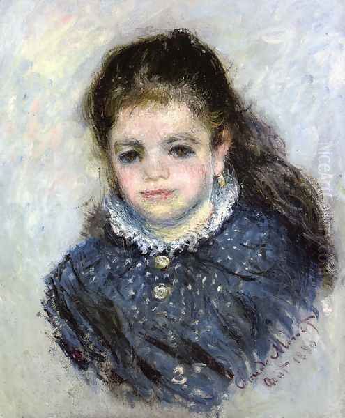 Portrait of Jeanne Serveau Oil Painting by Claude Oscar Monet